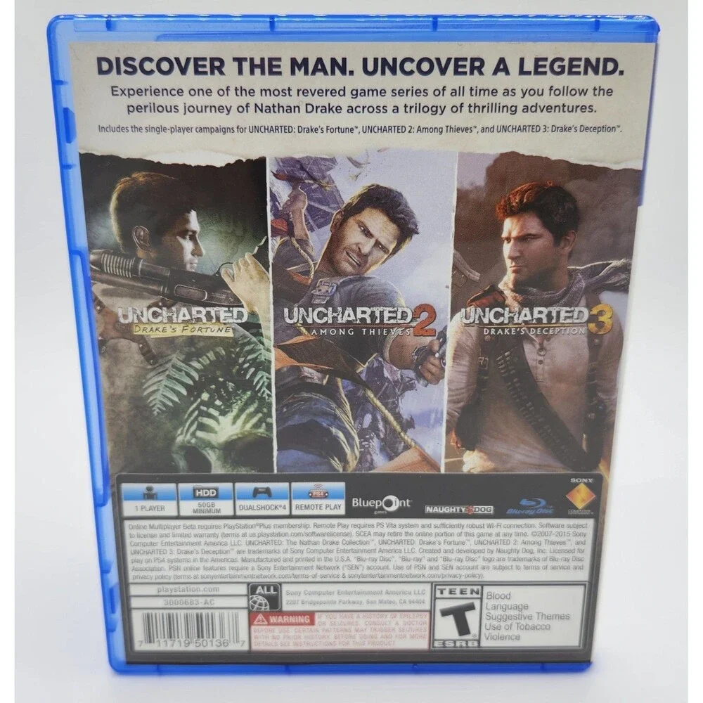 Uncharted: The Nathan Drake Collection - Sony PlayStation 4